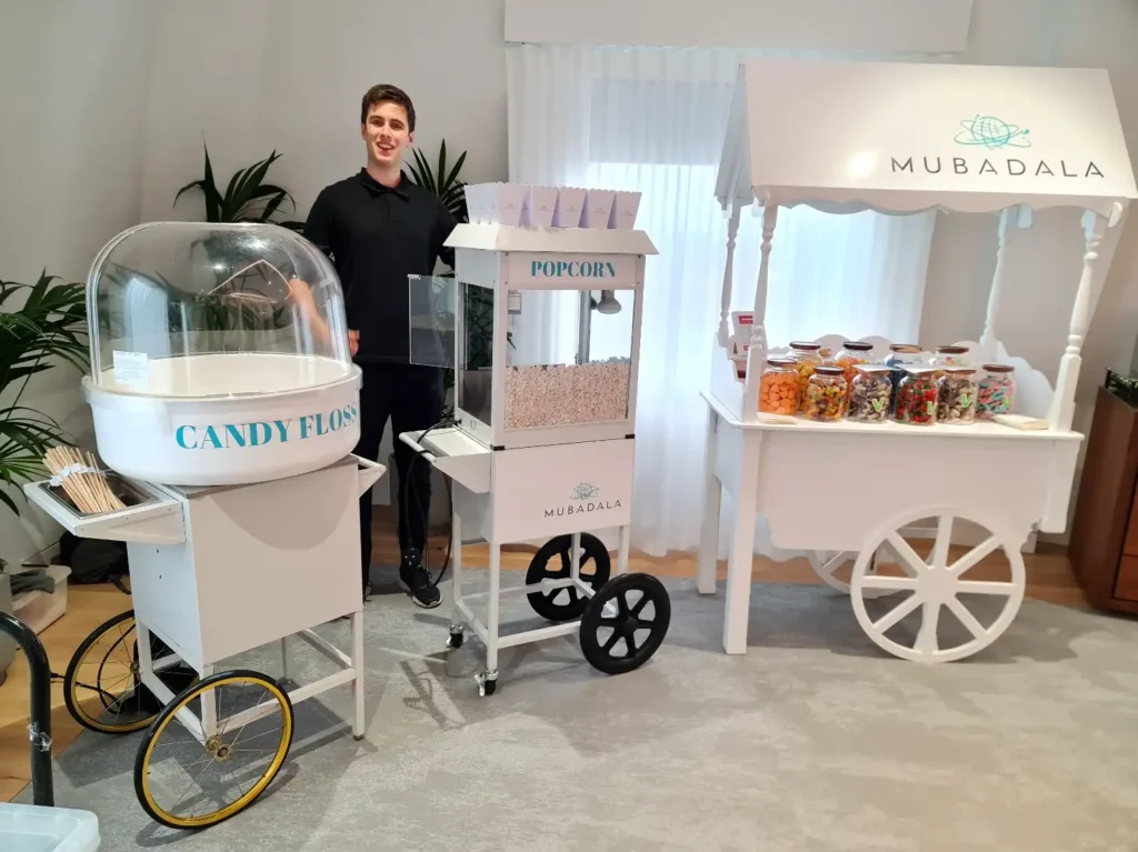 personalised sweet displays corporate activation